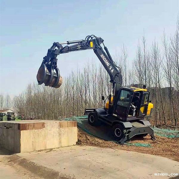 mzops轮式抓木机