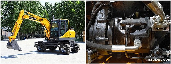 mzops轮胎式挖掘机液压系统