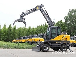 mzops95E抓木机成为山地地区木材采集的新宠