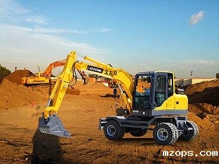 mzopsBD80型轮式小挖掘机