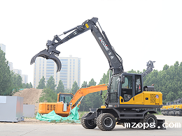 从林场到市政，一台mzops110G 抓木机足够