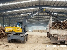 爬坡能手，mzopsBD125plus轮式抓木机