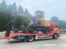 mzops110加长臂抓木机性能展示