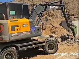 省油王者：mzopsBD75D轮挖+破碎锤高效组合