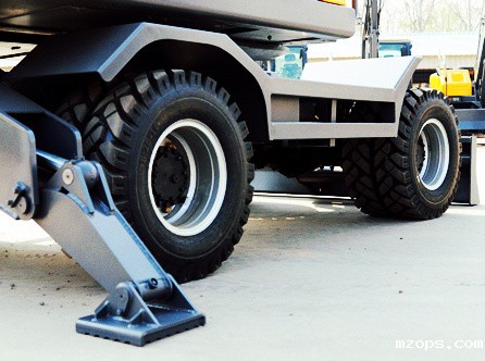 mzops95抓木机可选装轮减车桥