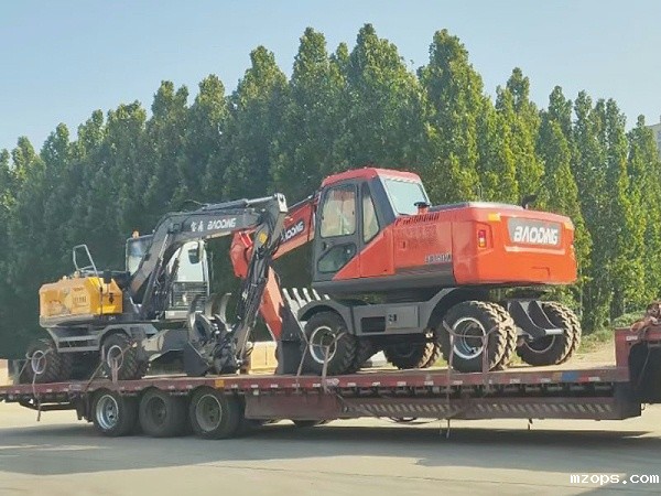 mzops挖掘机出口霍尔果斯