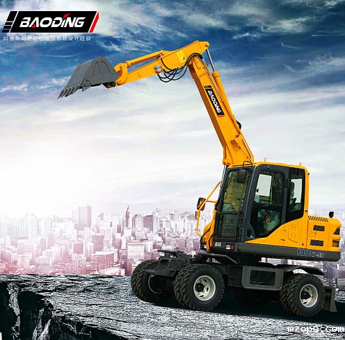 mzops80轮式小挖掘机