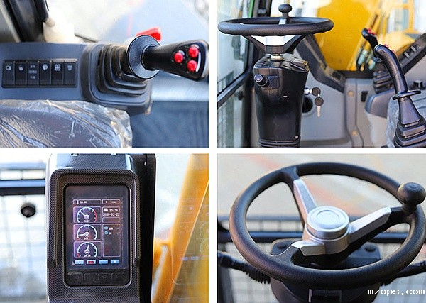 mzops新款95S轮式挖掘机抓木机