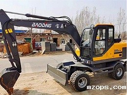 mzops95小型轮式挖掘机