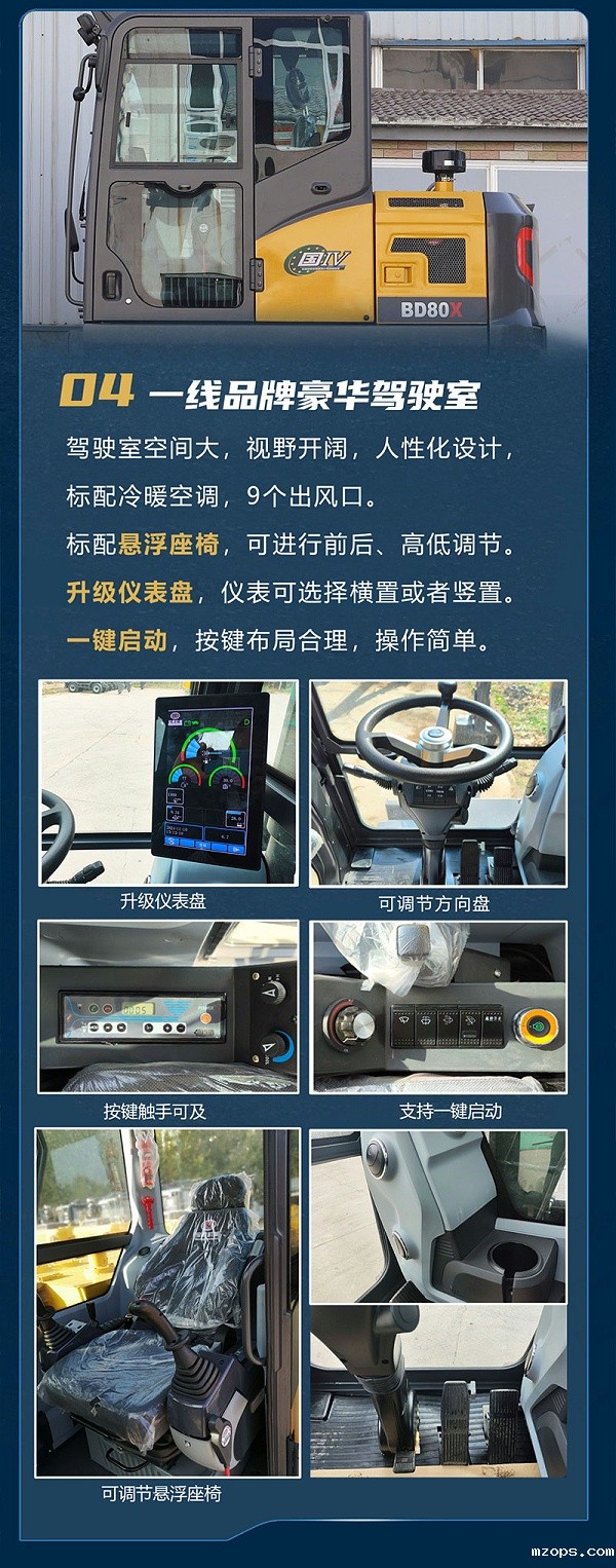 mzopsBD80X轮式挖掘机