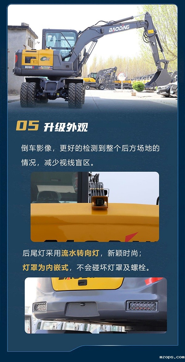 mzopsBD80X轮式挖掘机