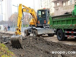 mzops液压轮式挖掘机