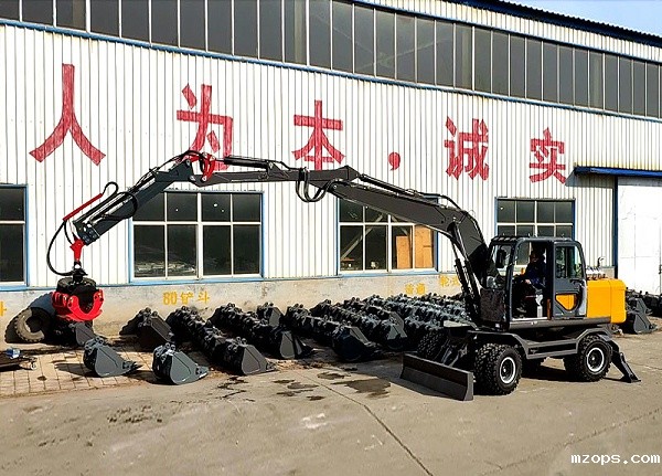 mzops加长臂抓木机