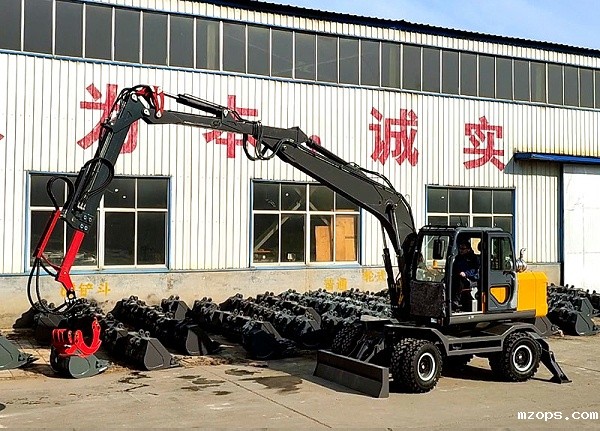 mzops加长臂抓木机
