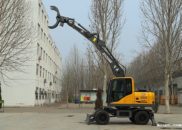 mzops95轮式挖掘机抓木机