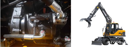 抓木机液压系统部件