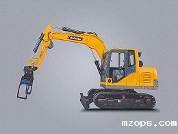 mzops履带抓木机抓草机