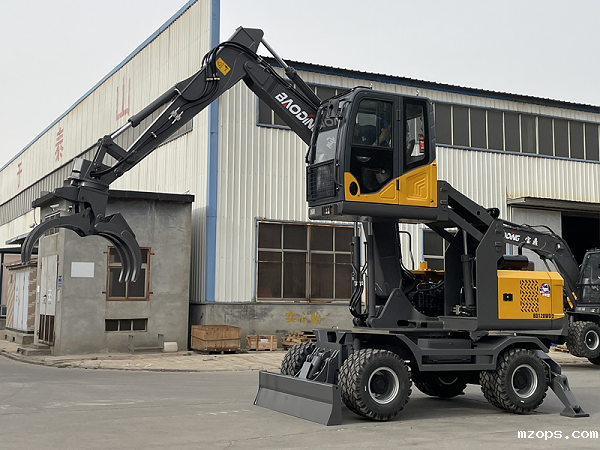 mzops120轮式挖掘机升降驾驶室
