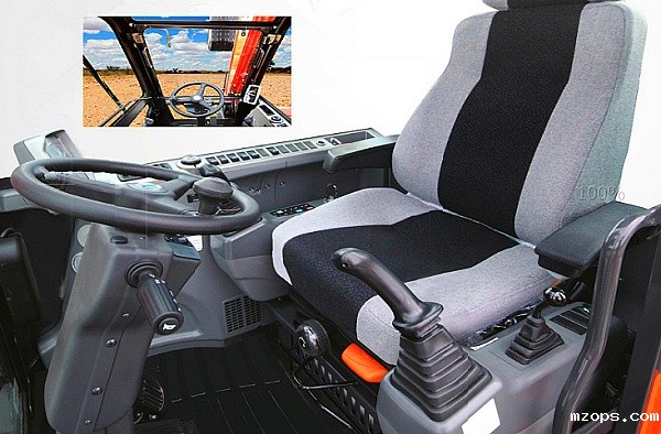 mzops150轮式挖掘机操作空间