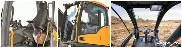 轮式挖掘机驾驶室