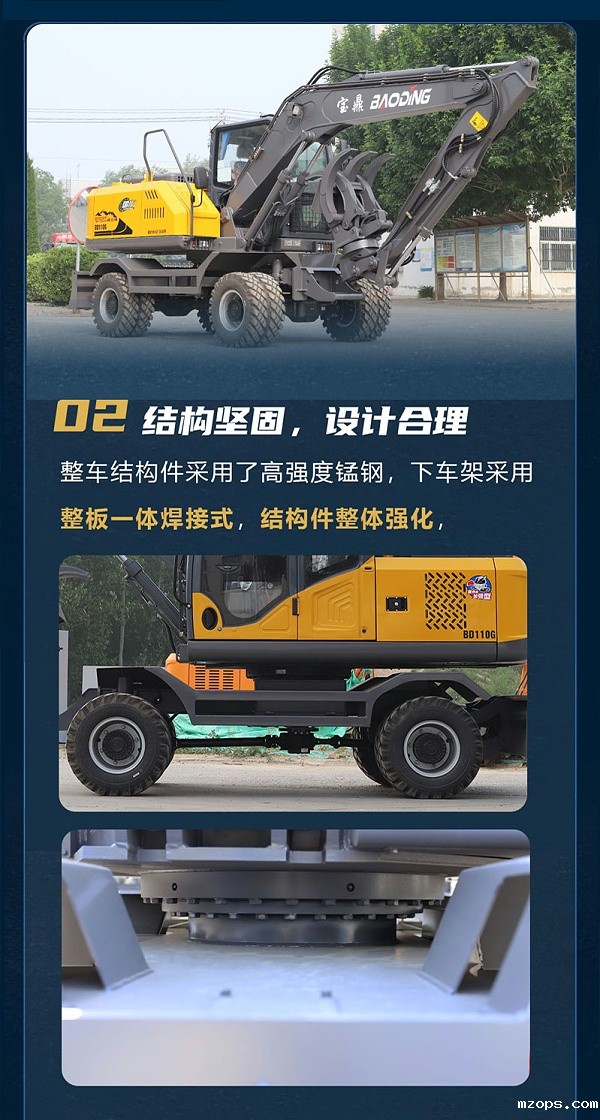 mzops110G轮式抓木机