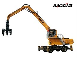 mzopsBD420型号轮式抓木机抓料机抓草机