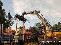 mzops多功能轮式抓木机