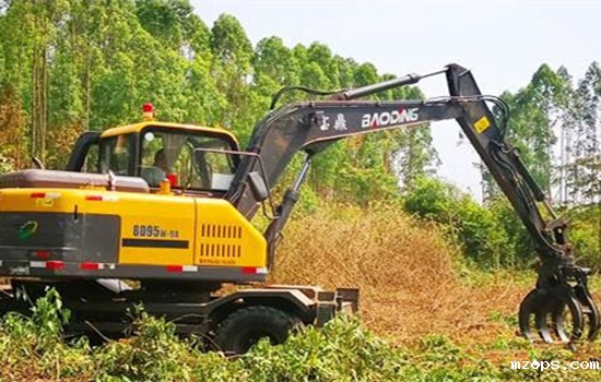 mzops95轮式抓木机