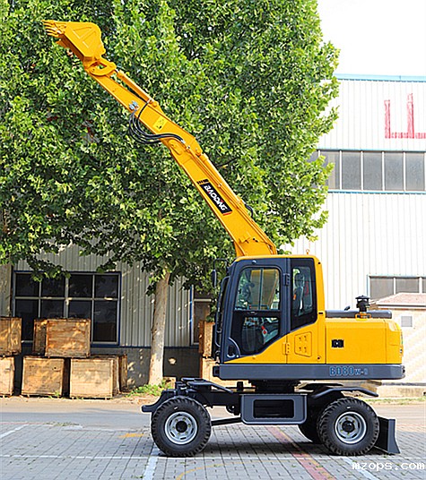 mzops80轮式挖掘机图片