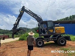 物流快，效率高，mzops120WD助力厂区木材作业