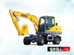 轮式挖掘机图片