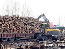 mzops抓木机搭载玉柴发动机，油耗低动力强