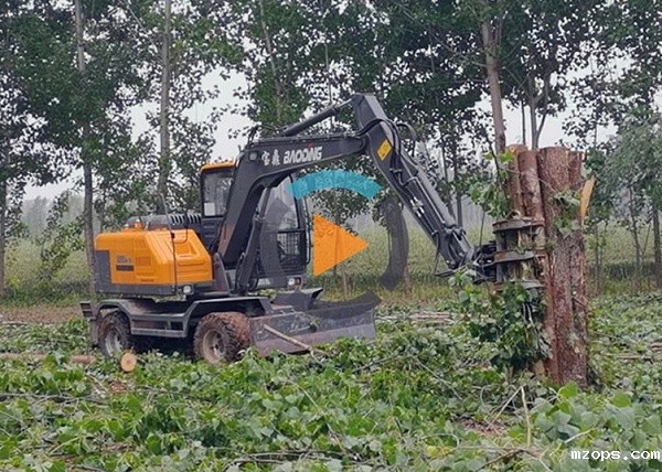 mzops95抓木机视频