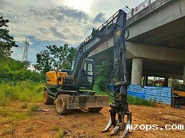 mzops抓木机与卷扬机的完美组合