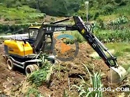 BD95W轮式挖掘机视频