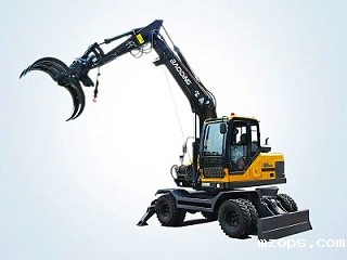 BD95W-9A型号轮式抓木机型号