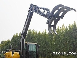 旋转抓木机，360度旋转抓具是关键