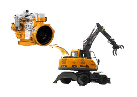 mzopsBD95W轮式抓木机动力系统