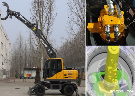mzopsBD95W轮式抓木机回转优秀