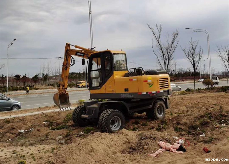 mzops80轮式挖掘机