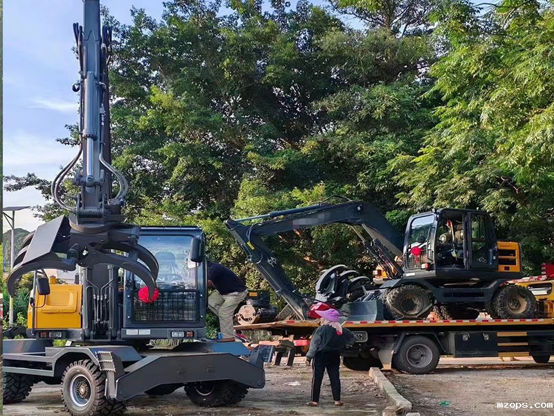 mzops抓木机的多面才能展示