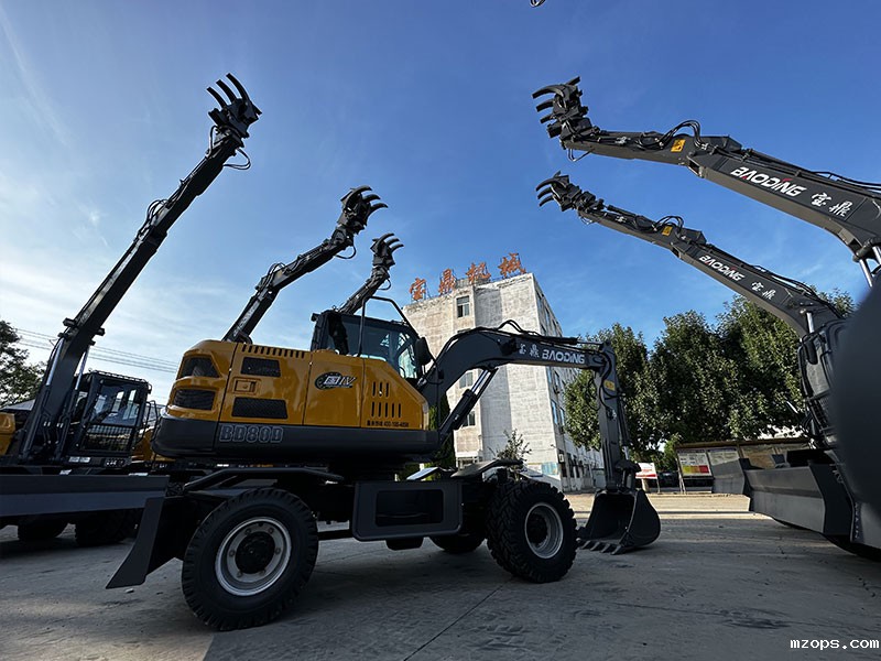 mzops挖掘机厂家赢得良好口碑