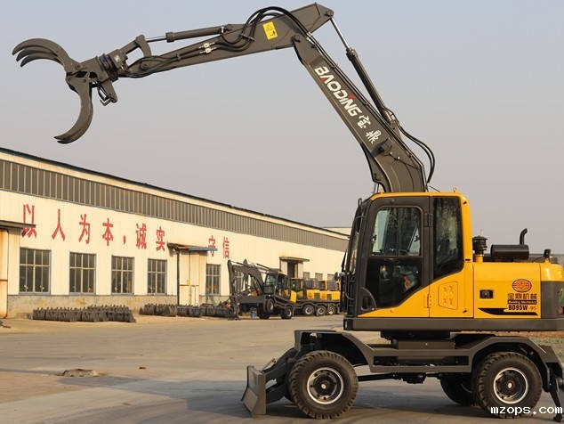 mzops抓木机搭载玉柴发动机，高效动力，油耗经济