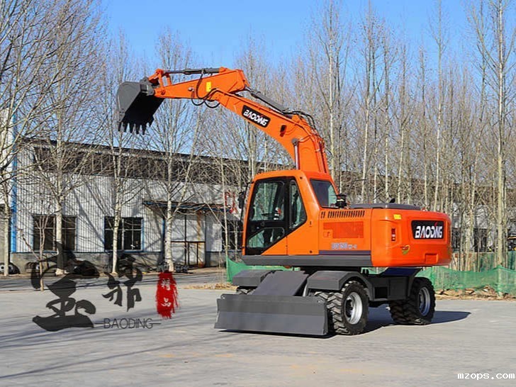 mzops新款150型号轮式挖掘机全面上市客户关注度提升