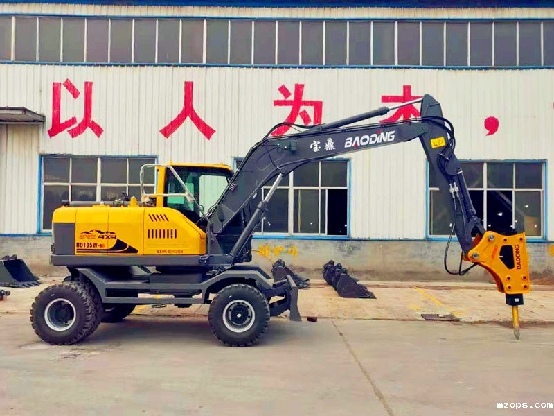 出口柬埔寨轮式挖掘机105型号-18luck平台厂家