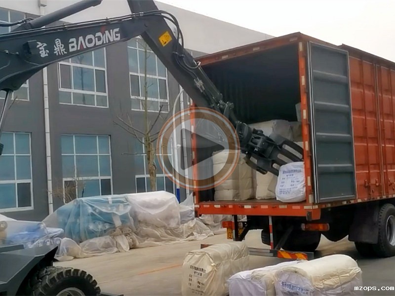 布厂棉纺厂装卸机mzops轮式抓包机