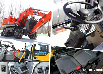 mzops150轮式挖掘机操作台