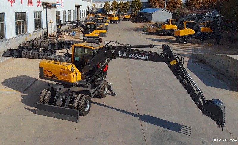 mzops95轮胎式挖掘机