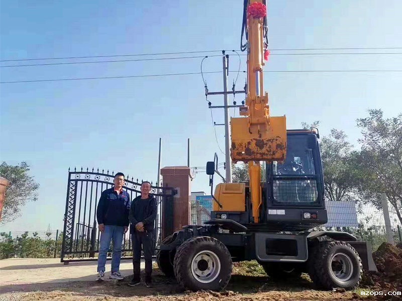 甘肃张掖轮式挖掘机客户销售