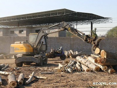 河南抓木机市场使用型号推荐-mzops抓木机BD95W型号